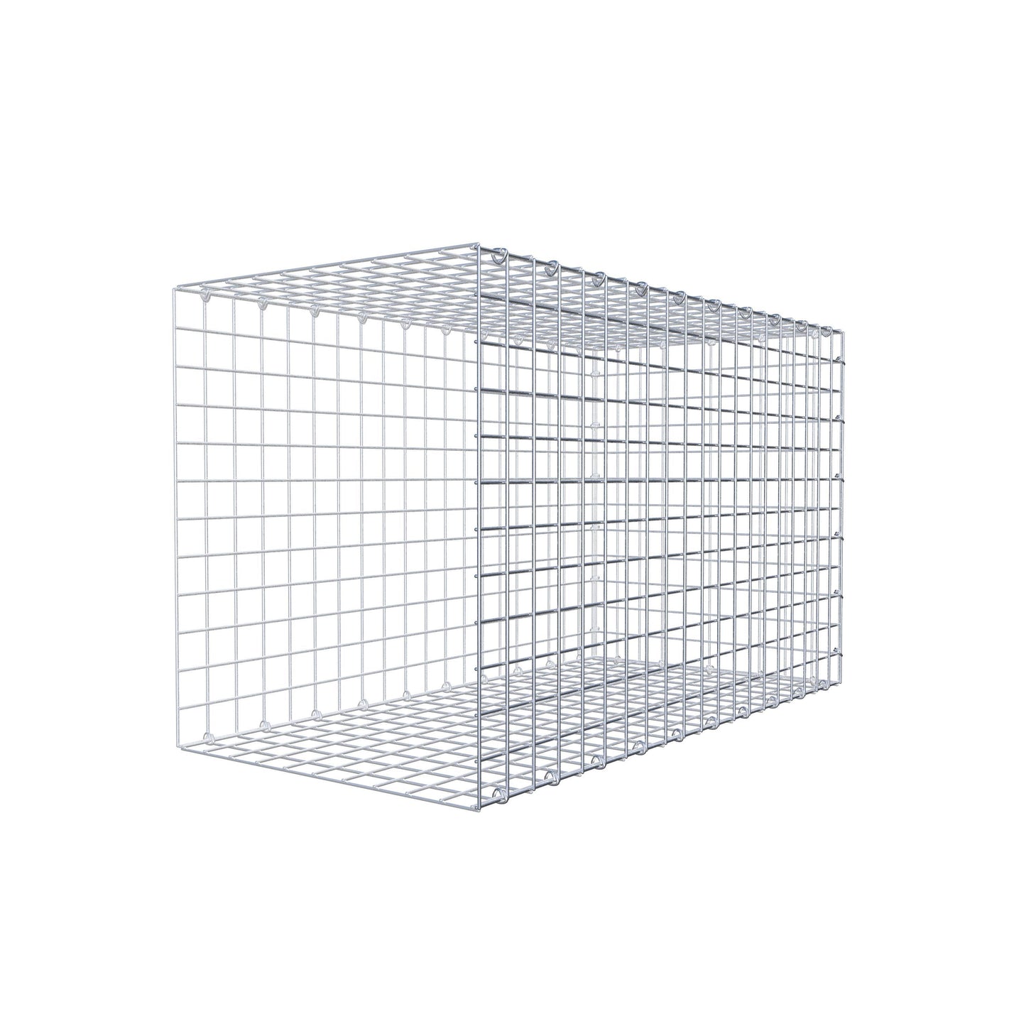 Anbaugabione Typ 2 100 cm x 60 cm x 50 cm (L x H x T), Maschenweite 5 cm x 5 cm, C-Ring