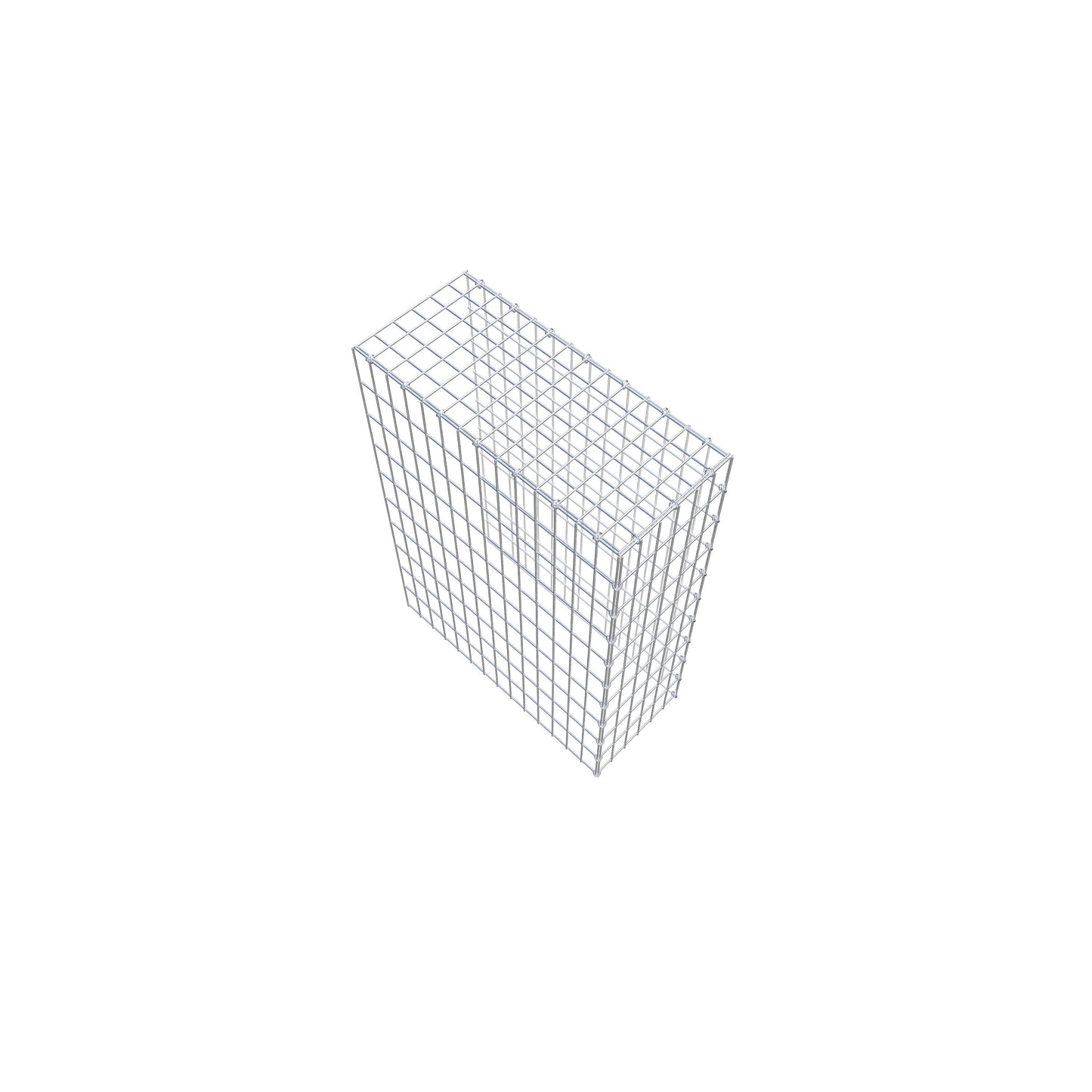 Gabião Tipo 4 100 cm x 70 cm x 30 cm (C x A x P), malhagem 5 cm x 10 cm, anel C