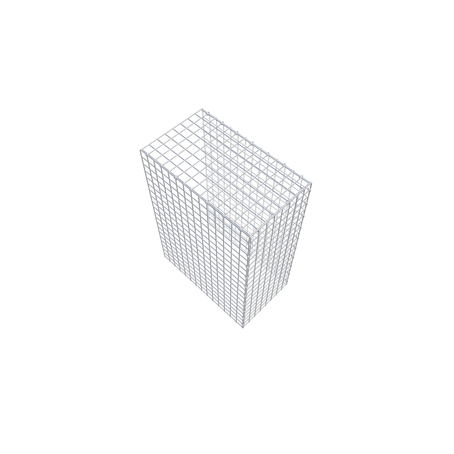 Gavión complementario de tipo 4 100 cm x 70 cm x 40 cm (L x A x P), malla 5 cm x 5 cm, anillo en C