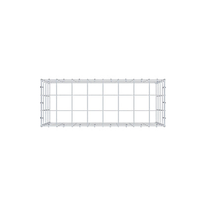 Anbaugabione Typ 3 80 cm x 40 cm x 30 cm (L x H x T), Maschenweite 10 cm x 10 cm, C-Ring