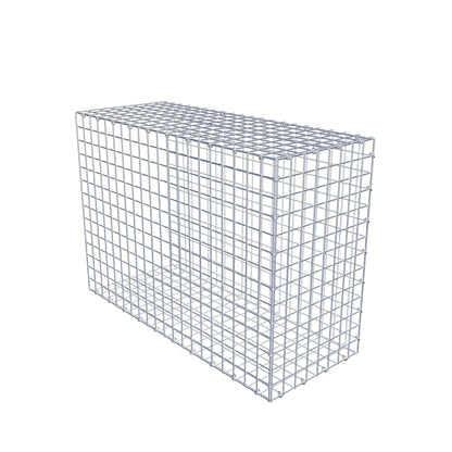 Type 2 oplegkorf 100 cm x 70 cm x 40 cm (L x H x D), maaswijdte 5 cm x 5 cm, C-ring