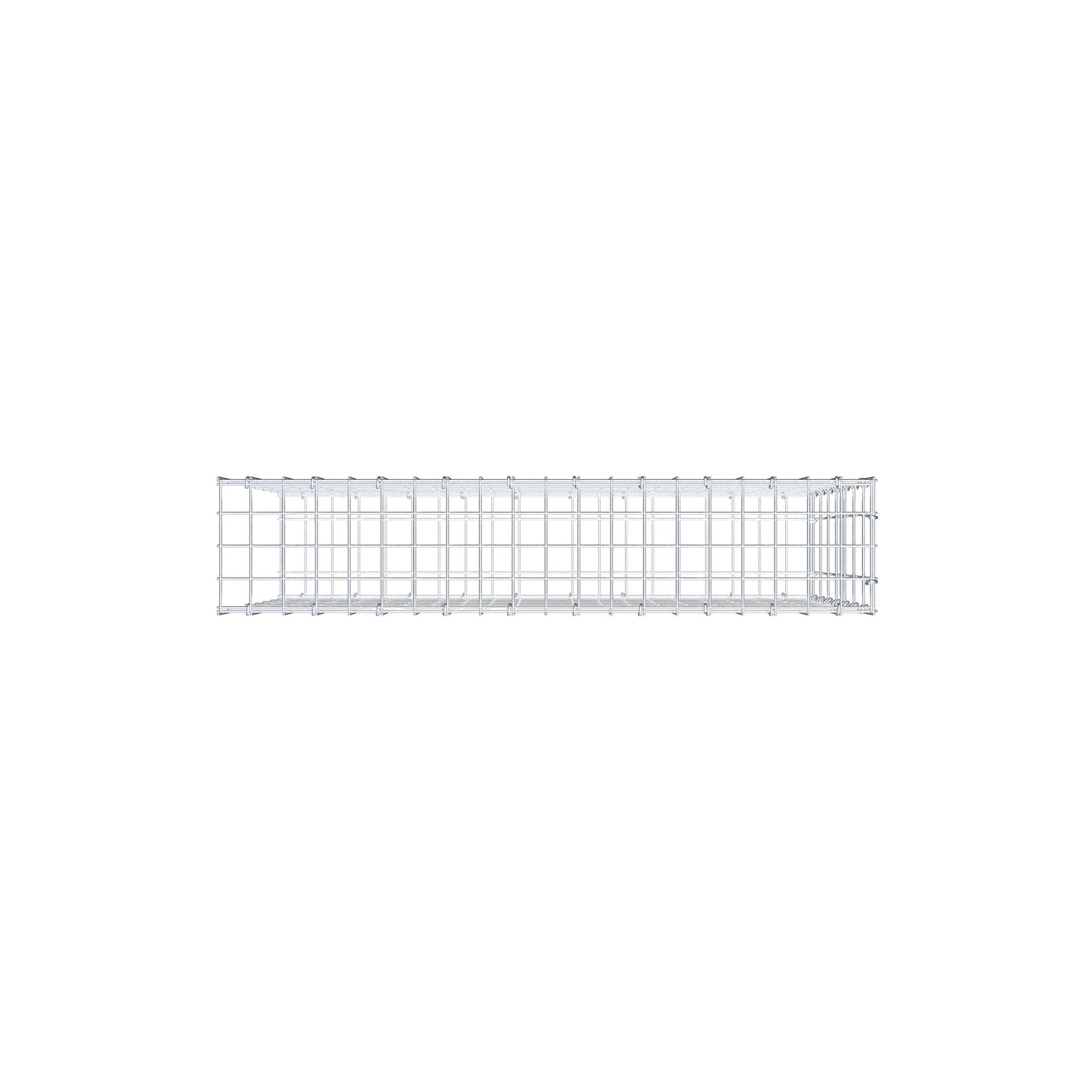 Gabião Tipo 2 100 cm x 70 cm x 20 cm, malhagem 5 cm x 10 cm, anel C