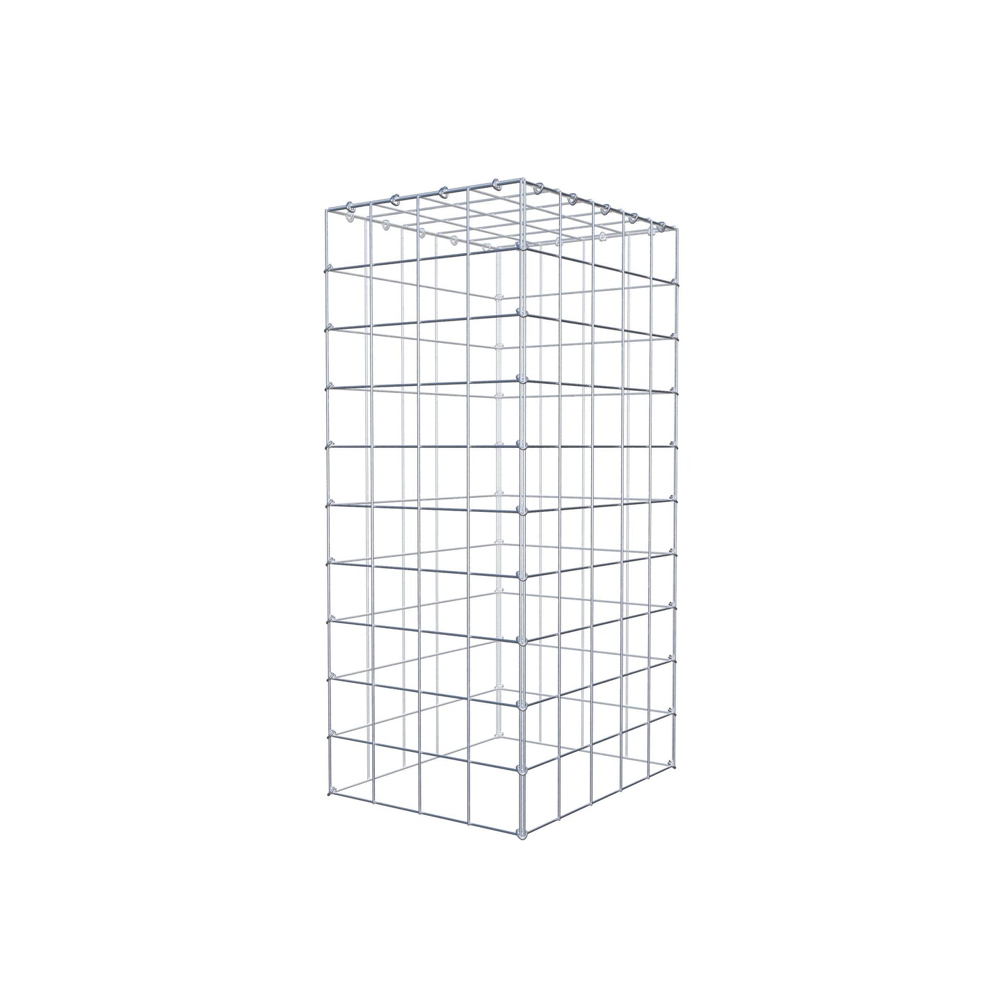 Gabbione aggiuntivo di tipo 3 100 cm x 50 cm x 40 cm (L x H x P), maglia 10 cm x 10 cm, anello a C