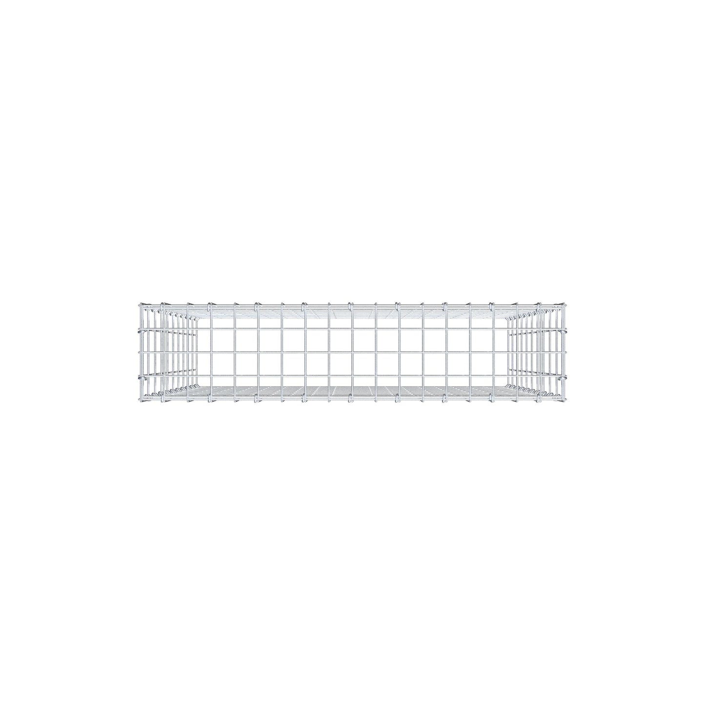 Fourche rapportée type 3 100 cm x 90 cm x 20 cm (L x H x P), mailles 5 cm x 10 cm, anneau C