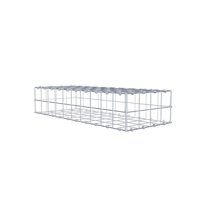 Gabion 100 cm x 20 cm x 40 cm (L x H x D), mesh size 10 x 10 cm, spiral ring