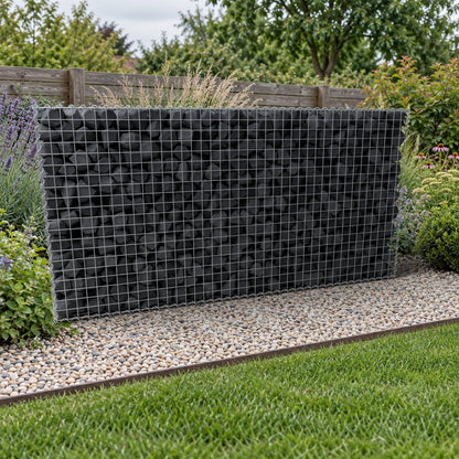 Gabione 200 cm x 100 cm x 30 cm (L x H x T), Maschenweite 5 cm x 5 cm, Spirale