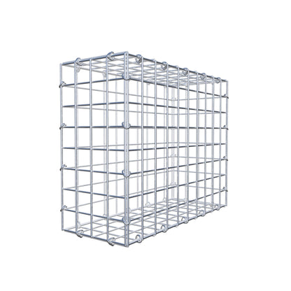 Gabion 50 cm x 40 cm x 20 cm (L x H x D), maskestørrelse 5 cm x 5 cm, C-ring