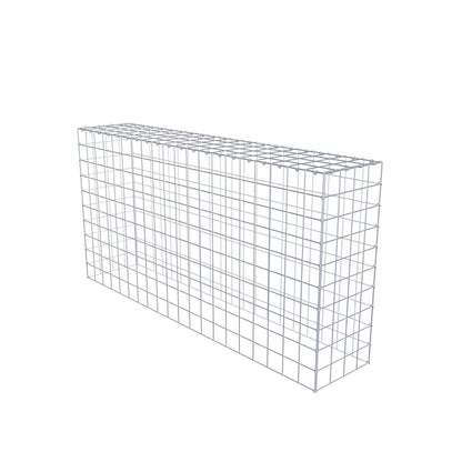 Gabião Tipo 3 200 cm x 100 cm x 40 cm (C x A x P), malhagem 10 cm x 10 cm, anel C