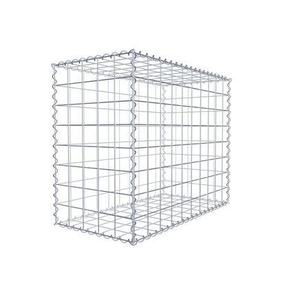 Gabion 100 cm x 80 cm x 50 cm (L x H x D), maskstorlek 10 cm x 10 cm, spiral