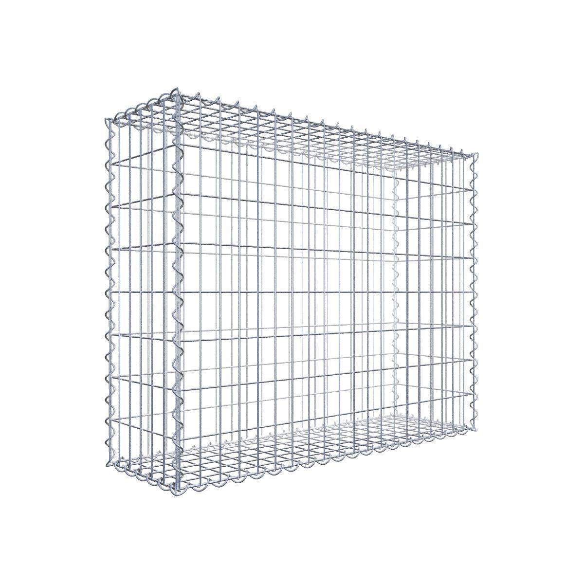 2er Set Gabionen 100 cm x 80 cm x 30 cm (L x H x T), Maschenweite 5 x 10 cm, Spirale