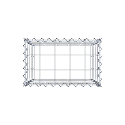Anbaugabione Typ 3 50 cm x 50 cm x 30 cm (L x H x T), Maschenweite 10 cm x 10 cm, Spirale