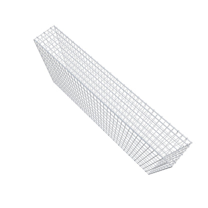 Schanskorf 200 cm x 100 cm x 30 cm (L x H x D), maaswijdte 5 cm x 10 cm, C-ring