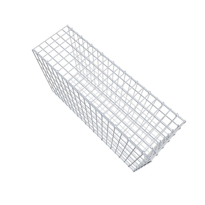 Mounted gabion type 2 100 cm x 60 cm x 30 cm, mesh size 5 cm x 10 cm, C-ring