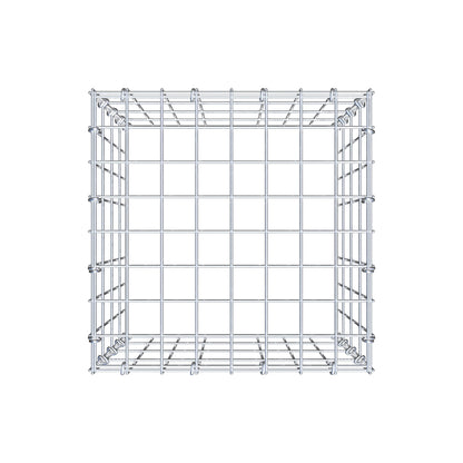 Monteret gabion type 3 40 cm x 40 cm x 40 cm (L x H x D), maskestørrelse 5 cm x 10 cm, C-ring