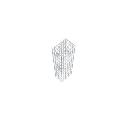 Gabbione aggiuntivo di tipo 3 100 cm x 20 cm x 30 cm (L x A x P), maglia 5 cm x 10 cm, anello a C