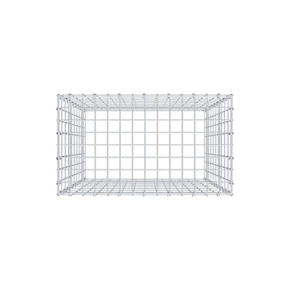 Gabião Tipo 3 100 cm x 70 cm x 40 cm (C x A x P), malhagem 5 cm x 10 cm, anel C