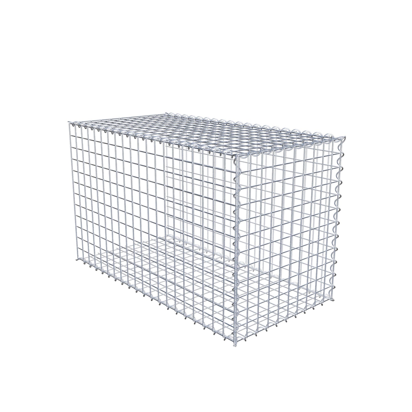 Gabbione aggiuntivo tipo 2 100 cm x 60 cm x 50 cm (L x A x P), maglia 5 cm x 5 cm, a spirale