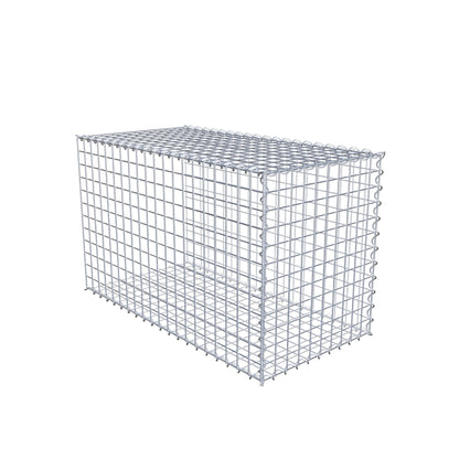 Gabbione aggiuntivo tipo 2 100 cm x 60 cm x 50 cm (L x A x P), maglia 5 cm x 5 cm, a spirale