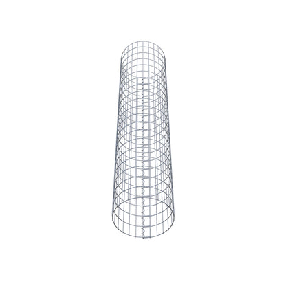 Gabionensäule rund 42 cm Durchmesser, 200 cm Höhe, Maschenweite 5 cm x 10 cm