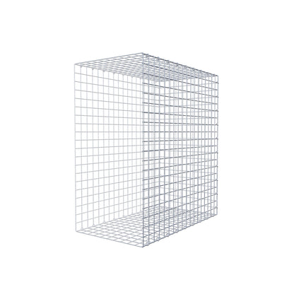 Monteret gabion type 2 100 cm x 90 cm x 50 cm (L x H x D), maskestørrelse 5 cm x 5 cm, C-ring