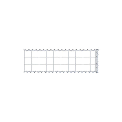 Opvokset gabion type 4 100 cm x 20 cm x 30 cm (L x H x D), maskestørrelse 10 cm x 10 cm, spiral