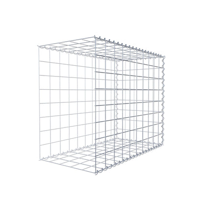 Opvokset gabion type 2 100 cm x 80 cm x 50 cm (L x H x D), maskestørrelse 10 cm x 10 cm, spiral