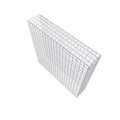 Gabbione aggiuntivo tipo 4 100 cm x 100 cm x 20 cm (L x H x P), maglia 5 cm x 5 cm, anello a C