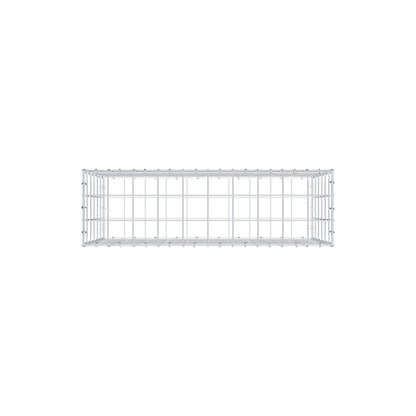 Gabion 100 cm x 60 cm x 30 cm (L x H x D), maskestørrelse 10 cm x 10 cm, C-ring