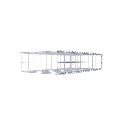 Gavión complementario tipo 2 100 cm x 20 cm x 50 cm (L x A x P), malla 10 cm x 10 cm, espiral
