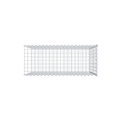 Anbaugabione Typ 2 100 cm x 80 cm x 40 cm (L x H x T), Maschenweite 5 cm x 10 cm, Spirale