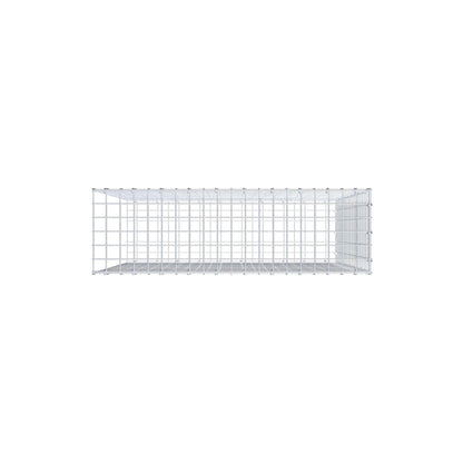 Gabbione aggiuntivo tipo 2 100 cm x 100 cm x 30 cm (L x A x P), maglia 5 cm x 5 cm, anello a C