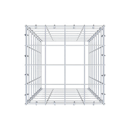 Anbaugabione Typ 3 80 cm x 40 cm x 40 cm (L x H x T), Maschenweite 10 cm x 10 cm, C-Ring
