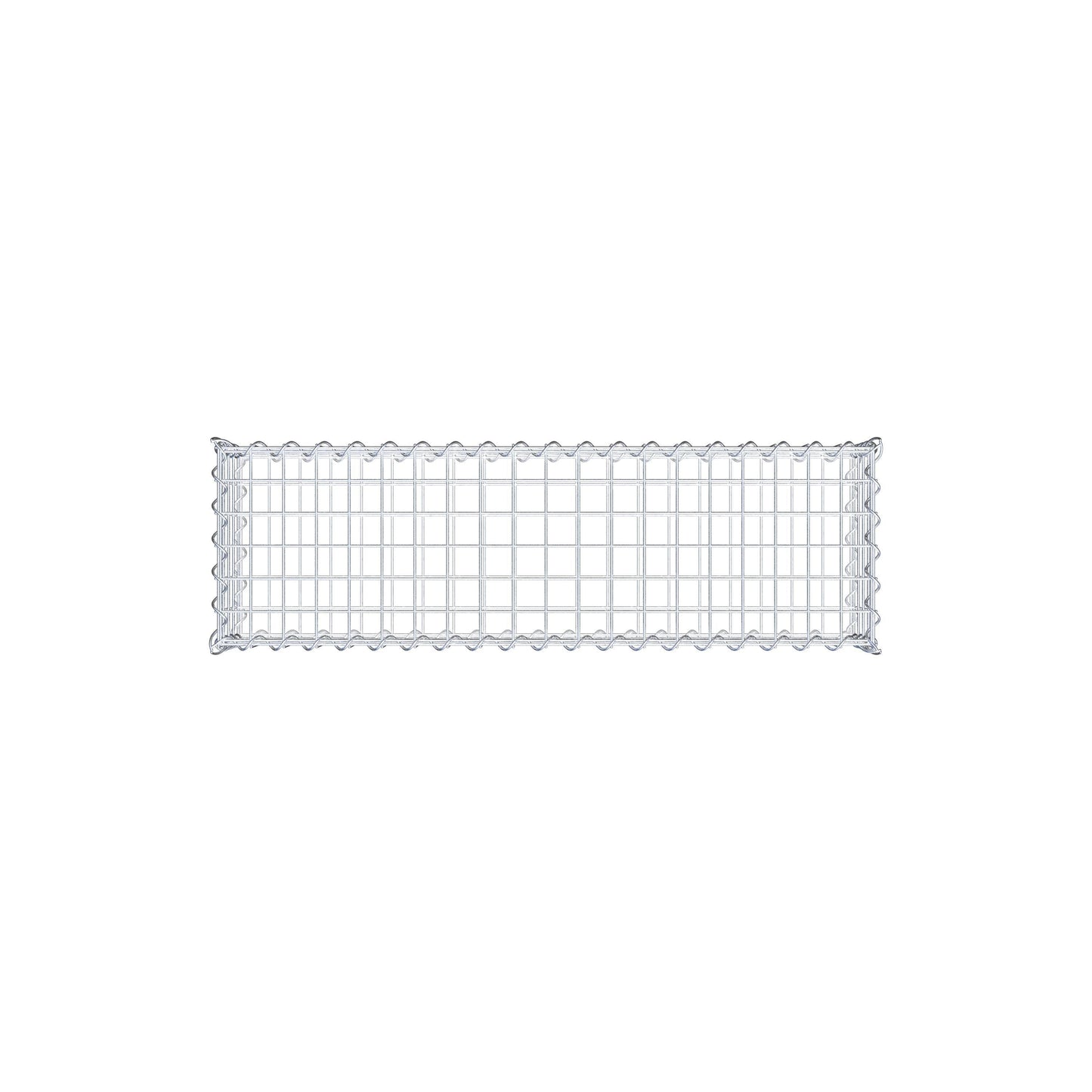 Gabbione 100 cm x 20 cm x 30 cm (L x H x P), maglia 5 cm x 5 cm, spirale