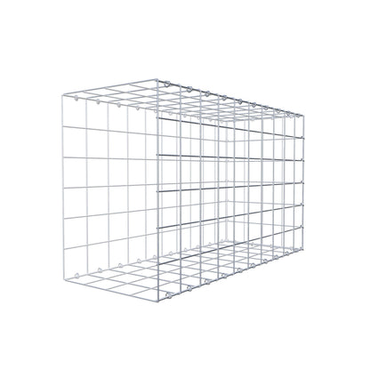Anbaugabione Typ 2 100 cm x 60 cm x 40 cm (L x H x T), Maschenweite 10 cm x 10 cm, C-Ring