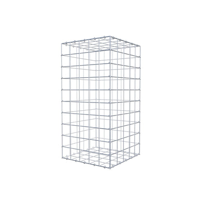 Gabião 100 cm x 50 cm x 50 cm (C x A x P), malhagem 10 cm x 10 cm, anel C