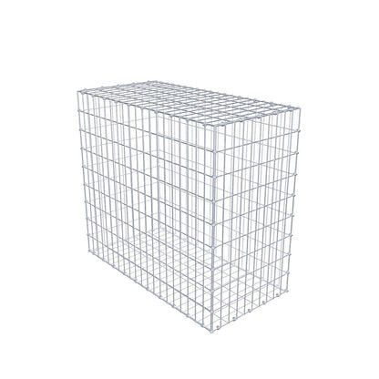 Gabbione 100 cm x 90 cm x 50 cm (L x H x P), maglia 5 x 10 cm, anello a spirale