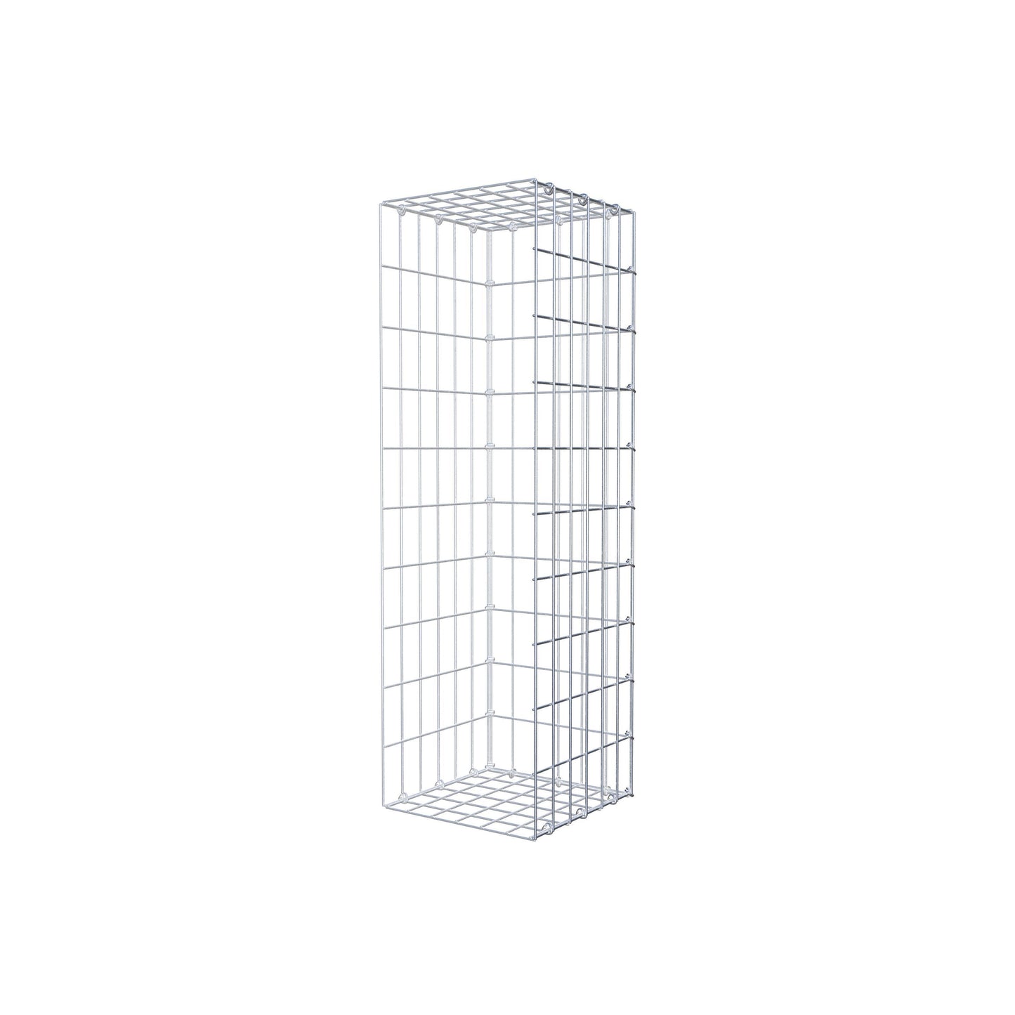 Gavión complementario tipo 2 100 cm x 30 cm x 30 cm, malla 5 cm x 10 cm, anillo en C
