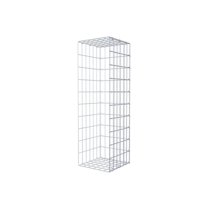 Gavión complementario tipo 2 100 cm x 30 cm x 30 cm, malla 5 cm x 10 cm, anillo en C