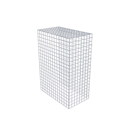 Gavión complementario de tipo 4 100 cm x 70 cm x 40 cm (L x A x P), malla 5 cm x 5 cm, anillo en C