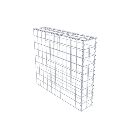 Extra gabion typ 4 100 cm x 90 cm x 20 cm (L x H x D), maskstorlek 10 cm x 10 cm, spiral