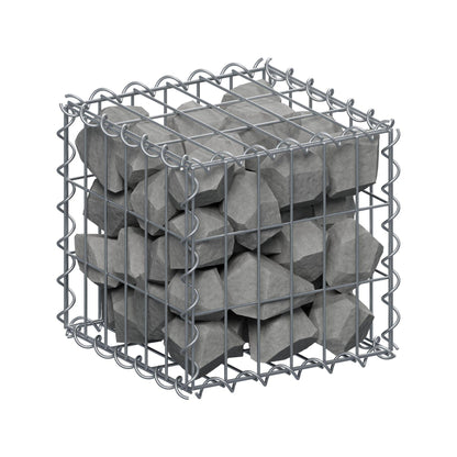 Gabione 30 cm x 30 cm x 30 cm (L x H x T), Maschenweite 5 cm x 10 cm, Spirale