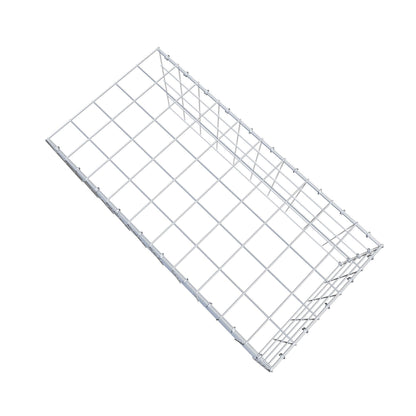 Gabbione aggiuntivo tipo 4 100 cm x 40 cm x 50 cm (L x H x P), maglia 10 cm x 10 cm, anello a C
