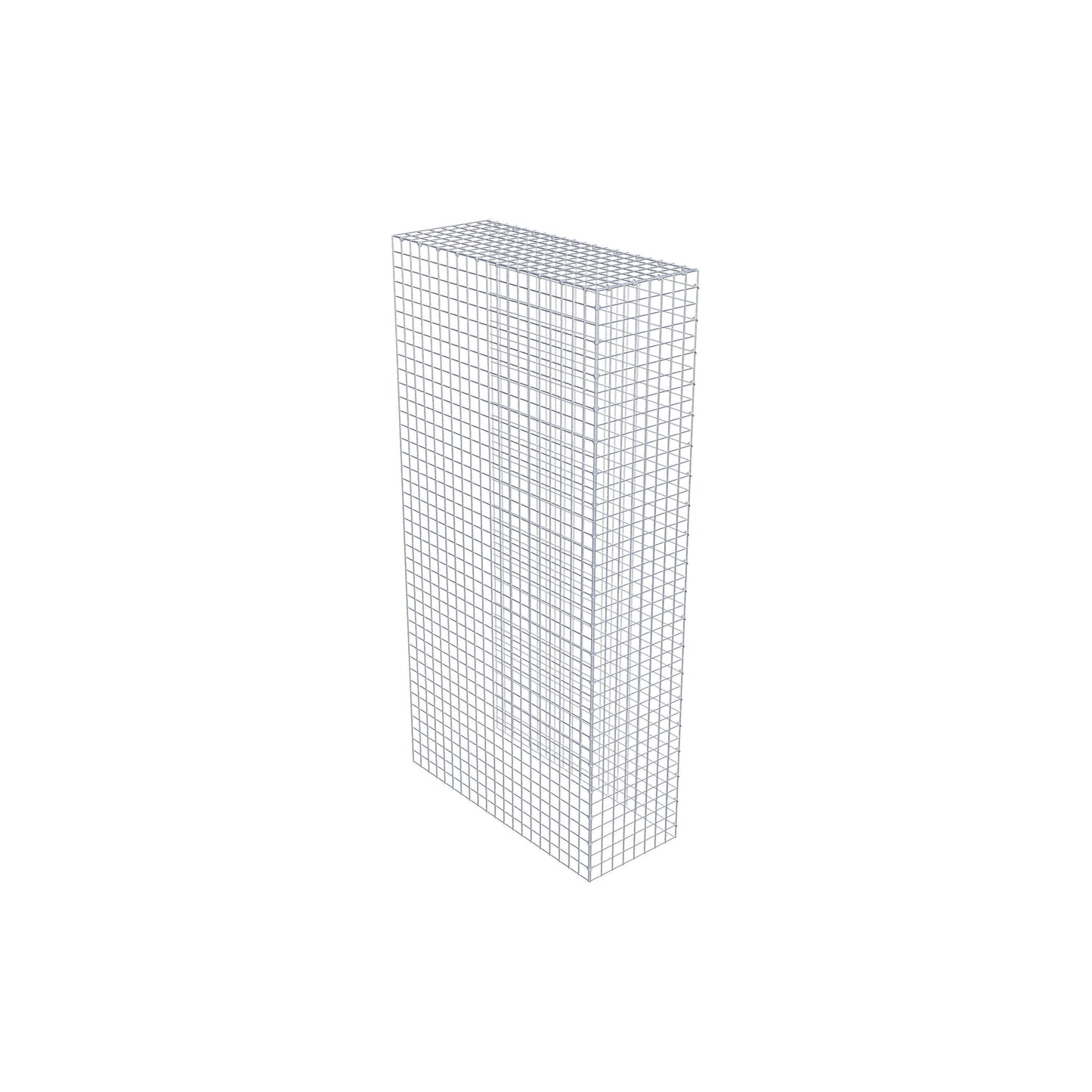 Monteret gabion type 4 200 cm x 100 cm x 40 cm (L x H x D), maskestørrelse 5 cm x 5 cm, C-ring