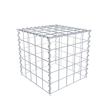 Gabião tipo 3 50 cm x 50 cm x 50 cm (C x A x P), malhagem 10 cm x 10 cm, espiral