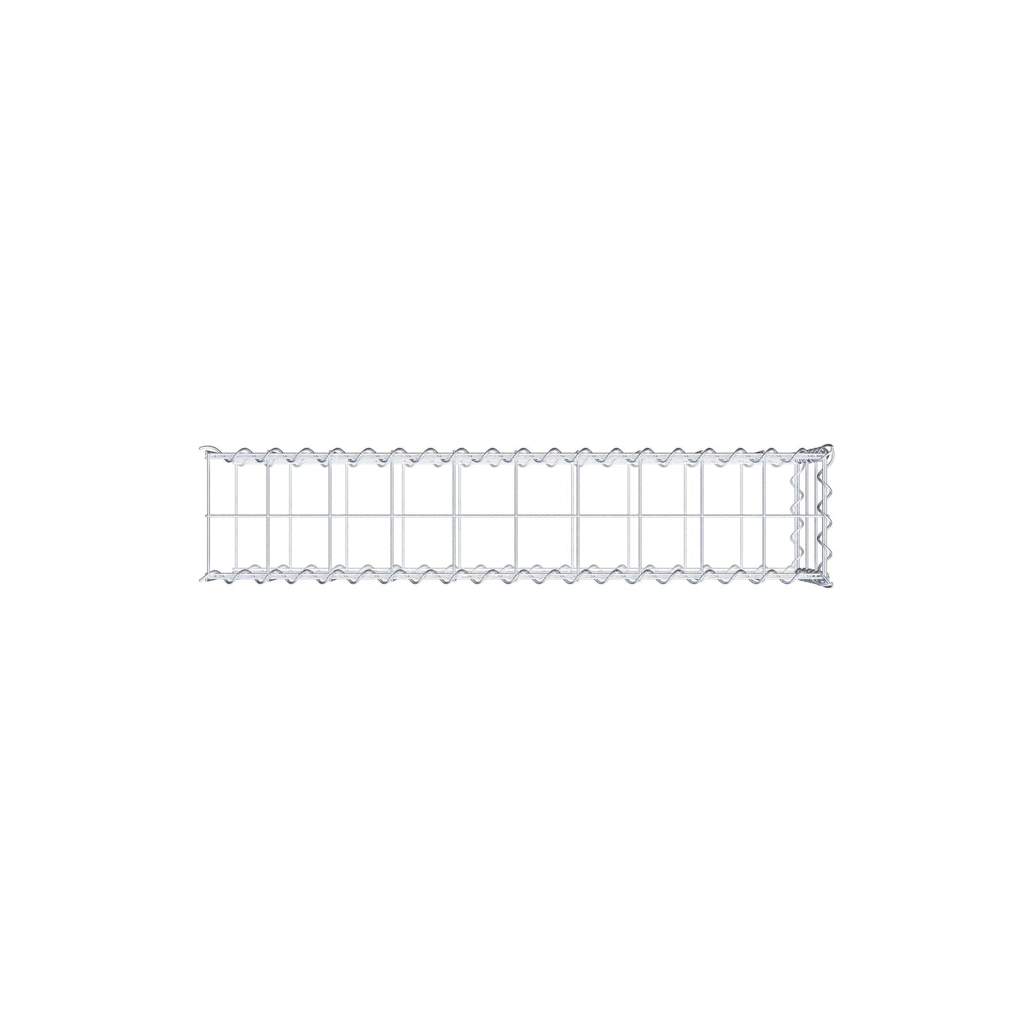 Gabbione aggiuntivo tipo 2 100 cm x 30 cm x 20 cm (L x A x P), maglia 10 cm x 10 cm, spirale