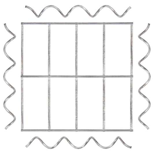Låg til søjle MW 5 x 10 cm inkl. 4 monteringsspiraler