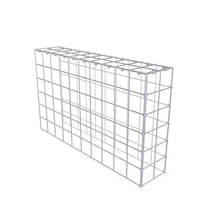 Gabião Tipo 4 100 cm x 60 cm x 20 cm (C x A x P), malhagem 10 cm x 10 cm, anel C