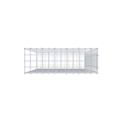 Anbaugabione Typ 2 100 cm x 60 cm x 20 cm (L x H x T), Maschenweite 5 cm x 5 cm, C-Ring