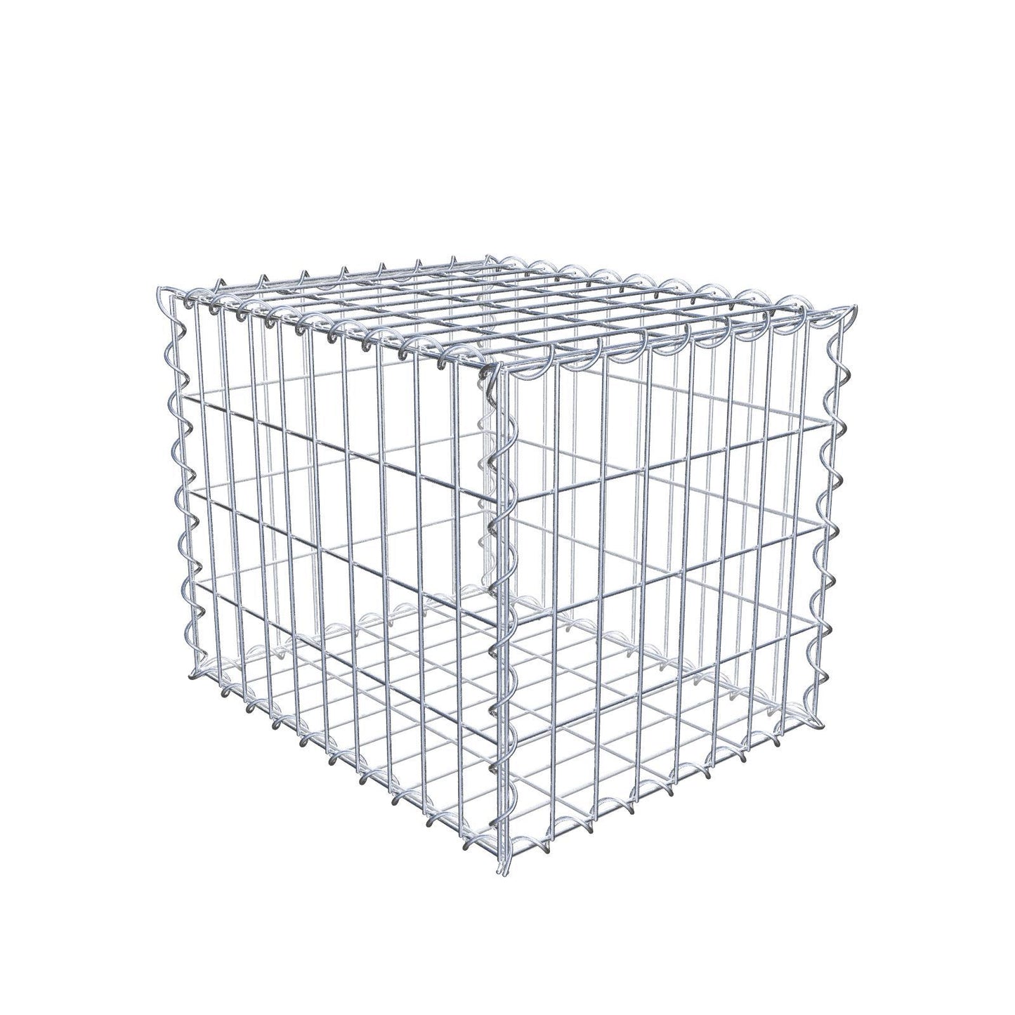 Gabione 50 cm x 40 cm x 40 cm (L x H x T), Maschenweite 5 cm x 10 cm, Spirale