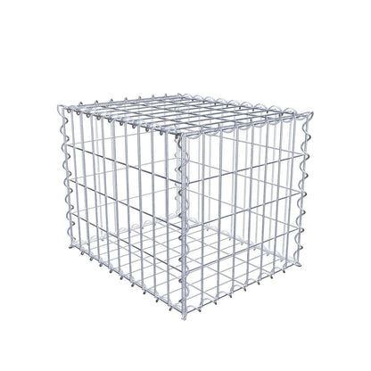 Gabione 50 cm x 40 cm x 40 cm (L x H x T), Maschenweite 5 cm x 10 cm, Spirale